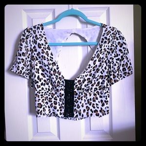 Cheetah crop top!